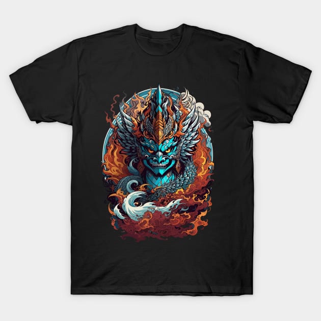 Vibrant Garuda T-Shirt by NerdsbyLeo